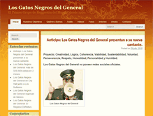 Tablet Screenshot of losgatosnegrosdelgeneral.com